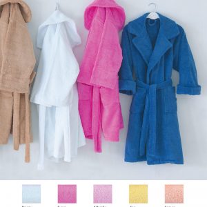 Zero twist acket collar model micro cotton bathrobe producer exporter