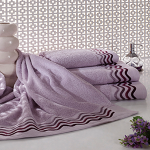 Border Jacquard terry velour towels producer manufacturer exporter