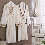 Embroideried Sahwl collar bathrobes producer exporter