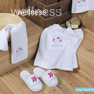 Sauna Spa towel bathrobe slipper bathmat sauna peshtemal skirt Producer exporter