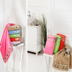 Jacquard border terry towels producer exporter