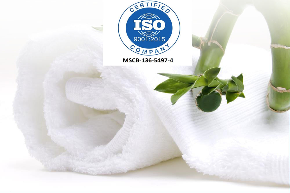 ISO 9001 STANDARDS TOWELS BATHROBES BATHMATS PRODUCING MANUFACTURING EXPORTING