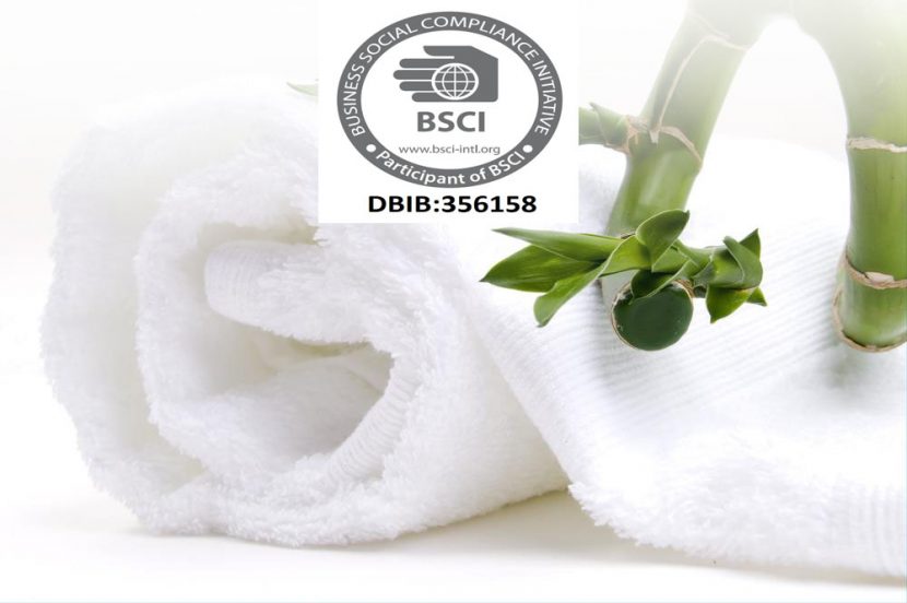 BSCI STANDARDS CERTIFICATION TOWELS BATHROBES BATHMATS MANUFACTURING AND EXPORTING
